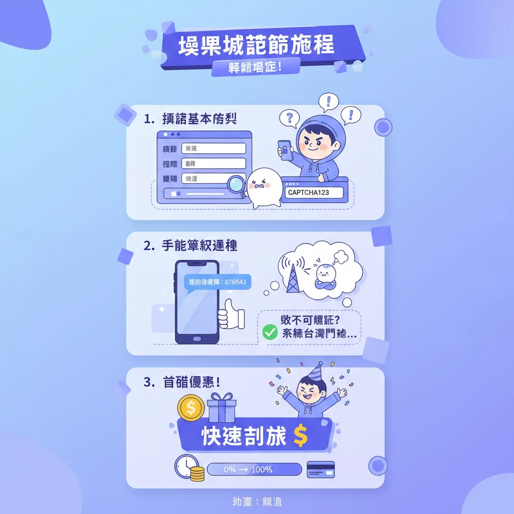 娛樂城註冊流程：手機驗證與首儲優惠一次搞懂