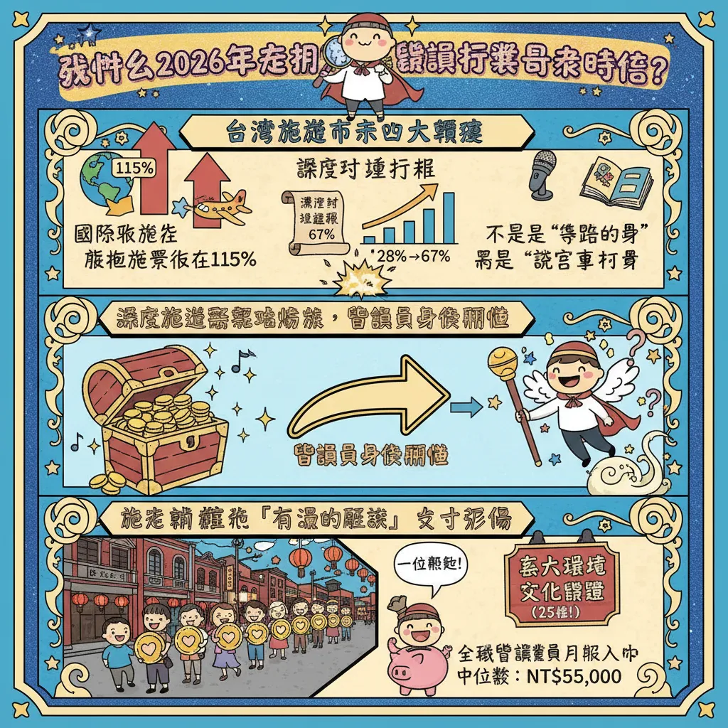 為什麼2026年是投入導覽員行業的最佳時機？