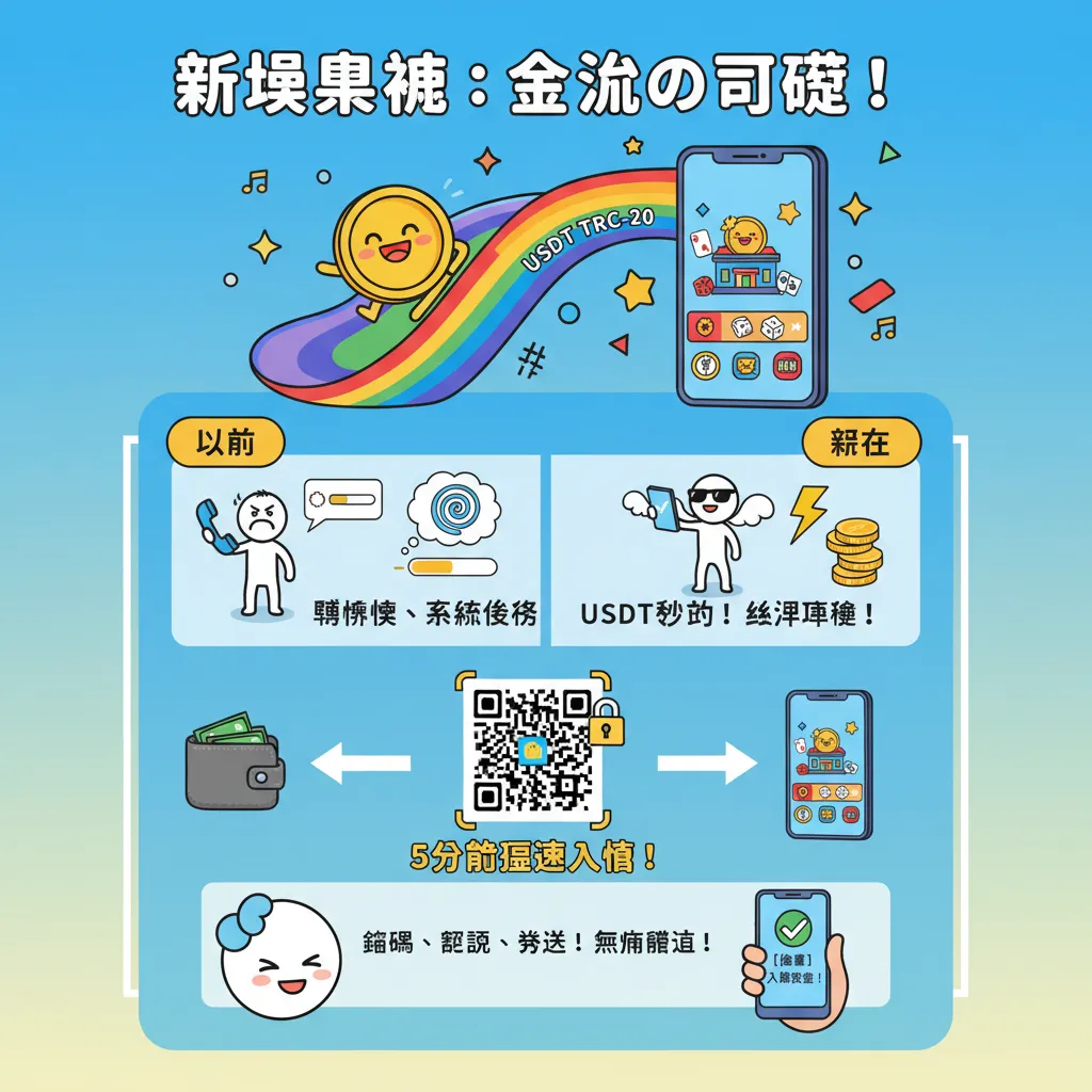 新娛樂城用USDT儲值，金流系統超順暢