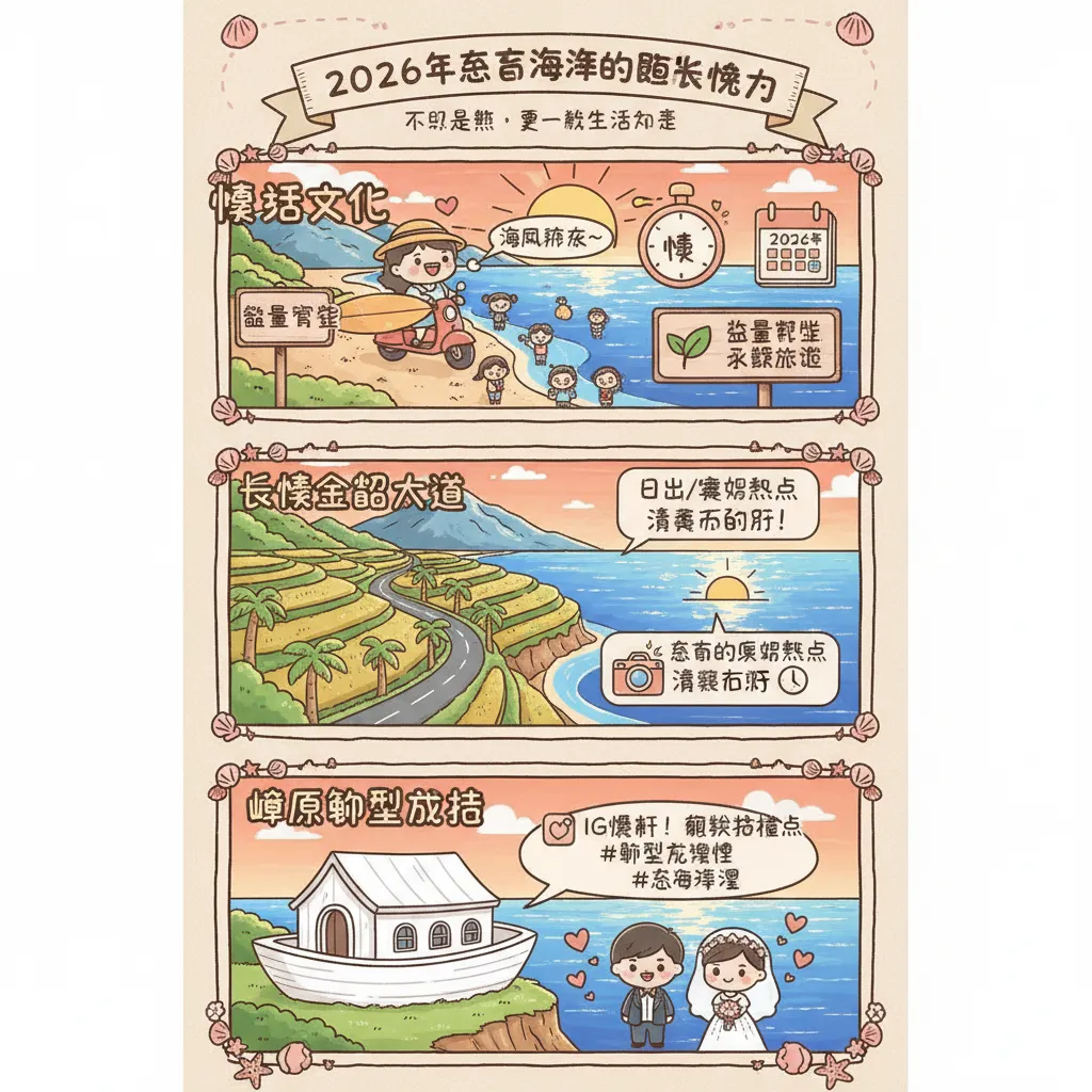 2026年臺東海岸的獨特魅力：不只是藍，更是一種生活態度