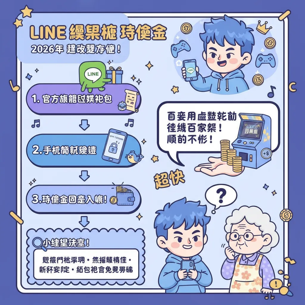 Line娛樂城體驗金兌換點數，街機百家樂輕鬆遊玩